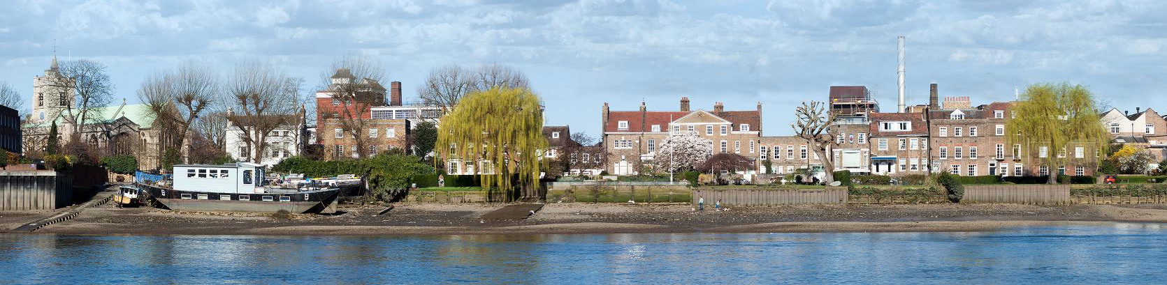 Panorama of the Thames 1a St Nicholas, Woodroffe, Bedford House