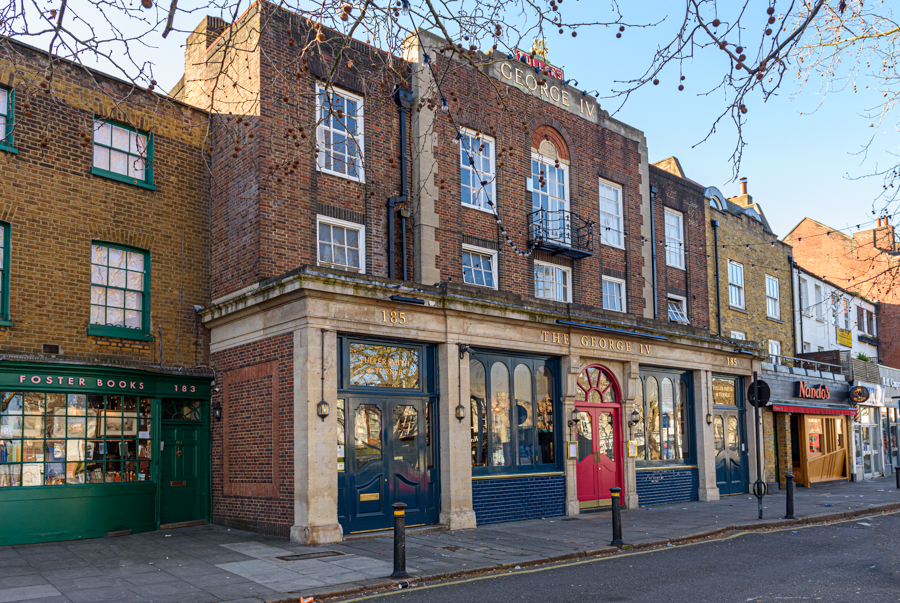 Chiswick Book Festival venue The Boston Room at The George IV 185 Chiswick High Rd, Chiswick, London W4 2DR